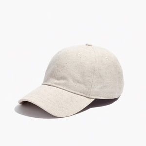 Madewell Cotton-Linen Baseball Cap